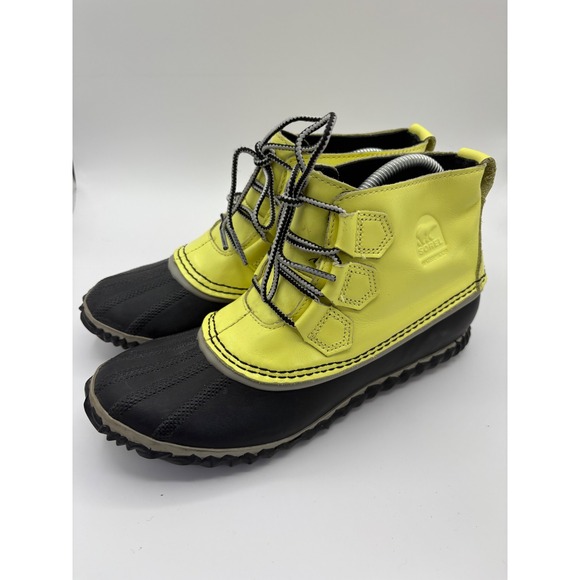 Sorel Shoes - Sorel Yellow and Black Waterproof Winter Boots